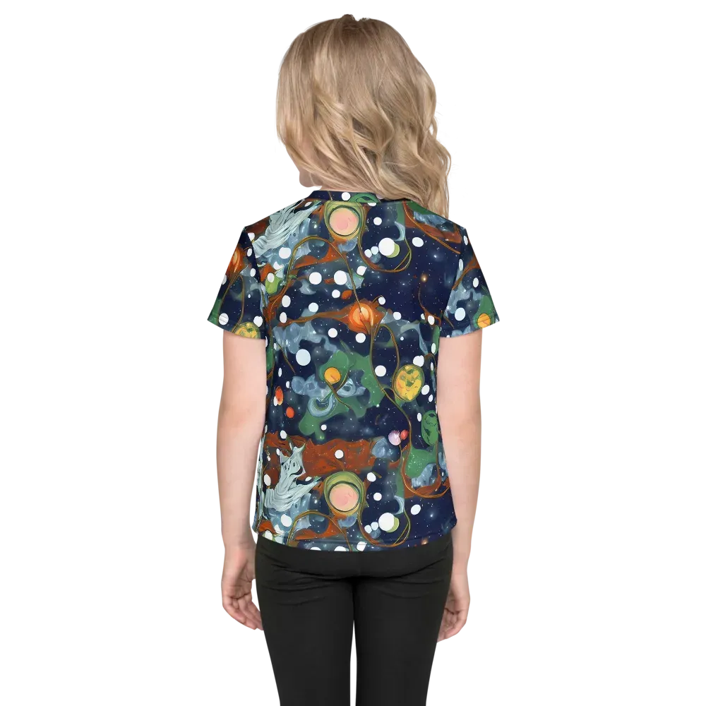 Indigo Wilds on Kids Crew Neck T-Shirt — Back