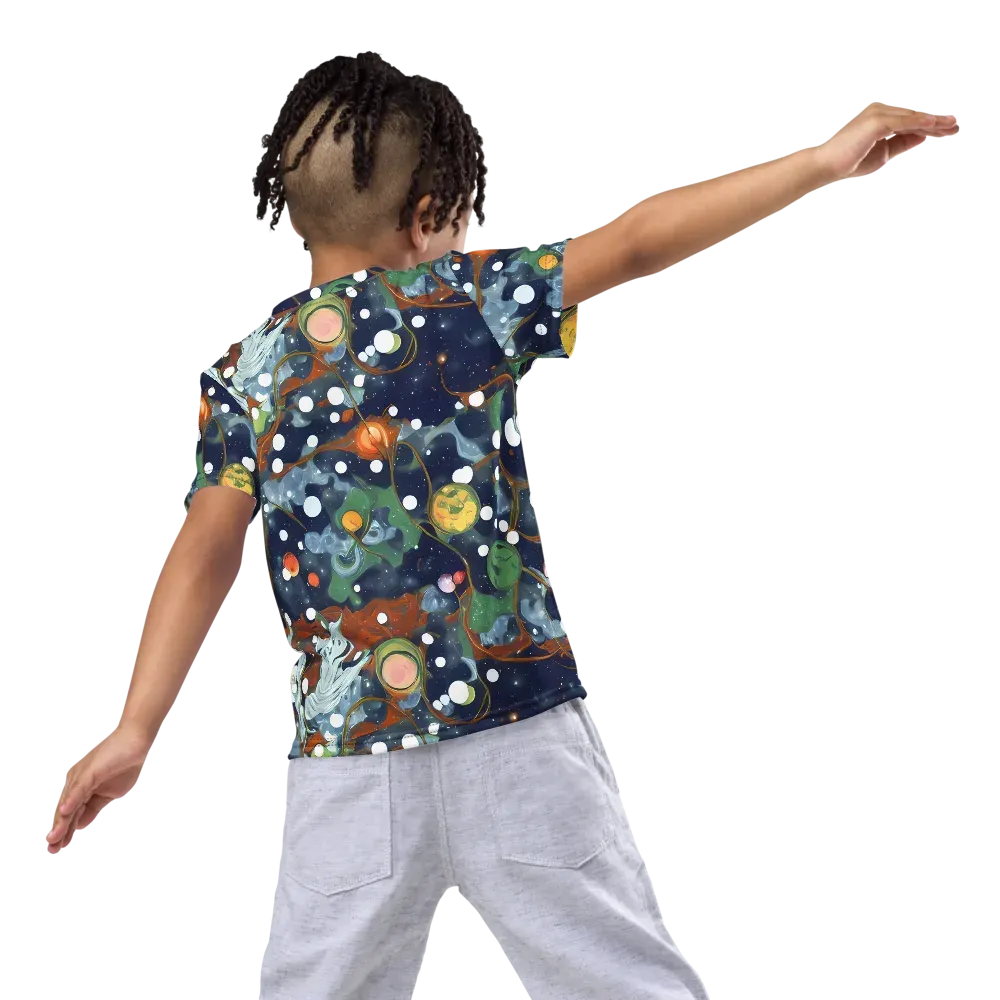 Indigo Wilds on Kids Crew Neck T-Shirt — Back