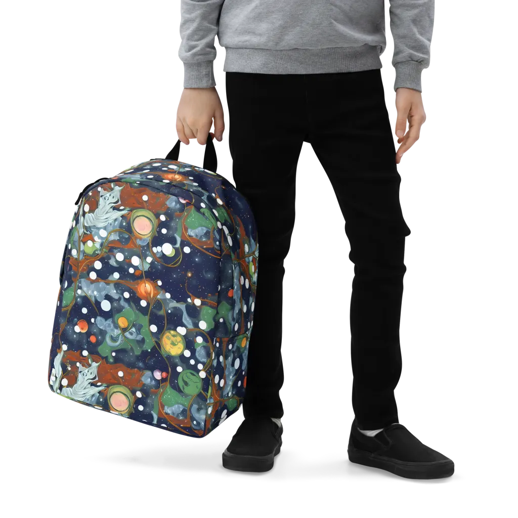 Indigo Wilds on Minimalist Backpack — Zoomed-in