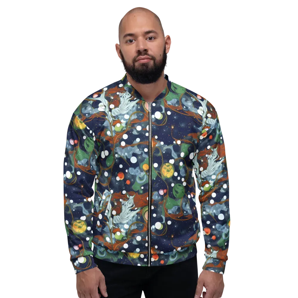 Indigo Wilds on Bomber Jacket — Front