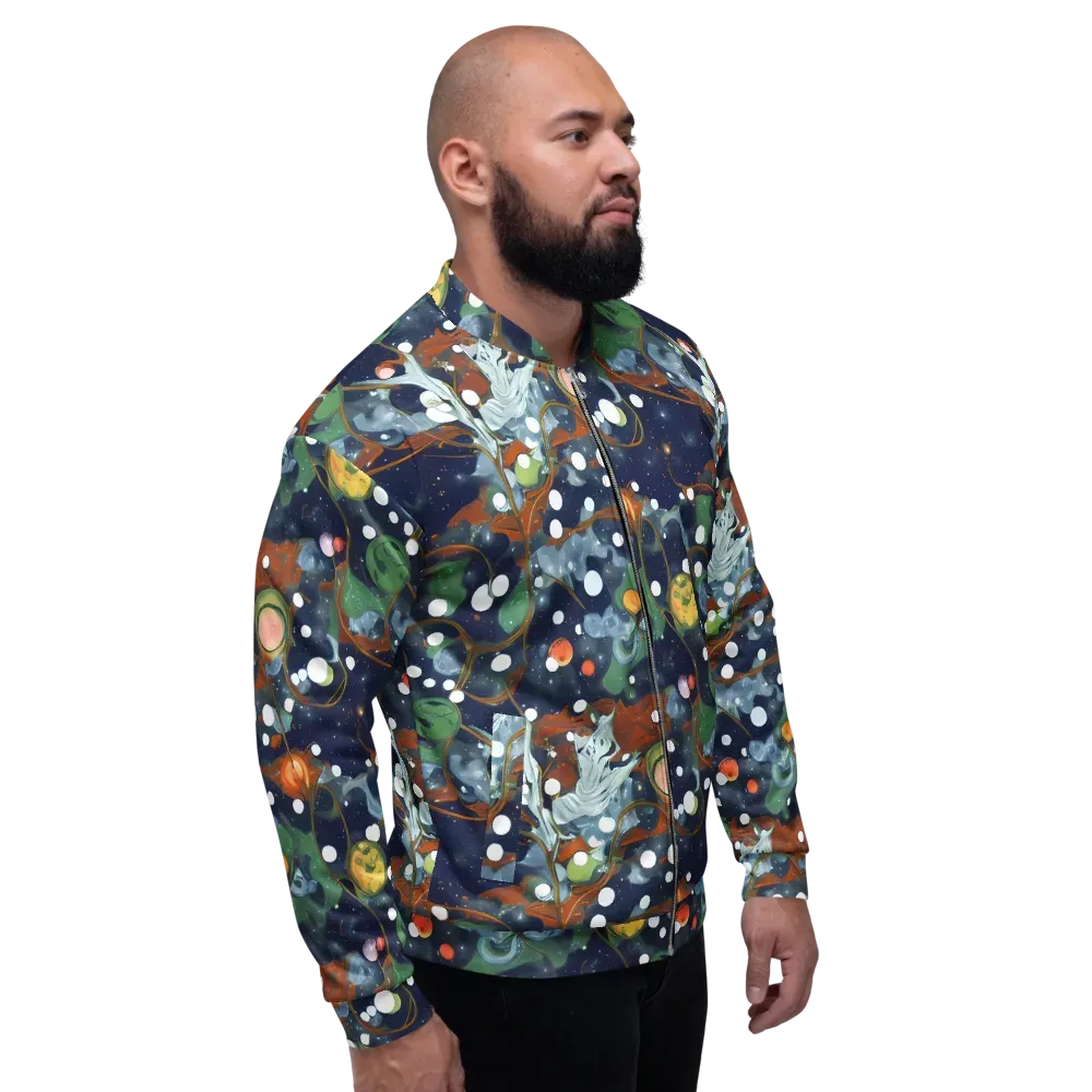 Indigo Wilds on Bomber Jacket — Right