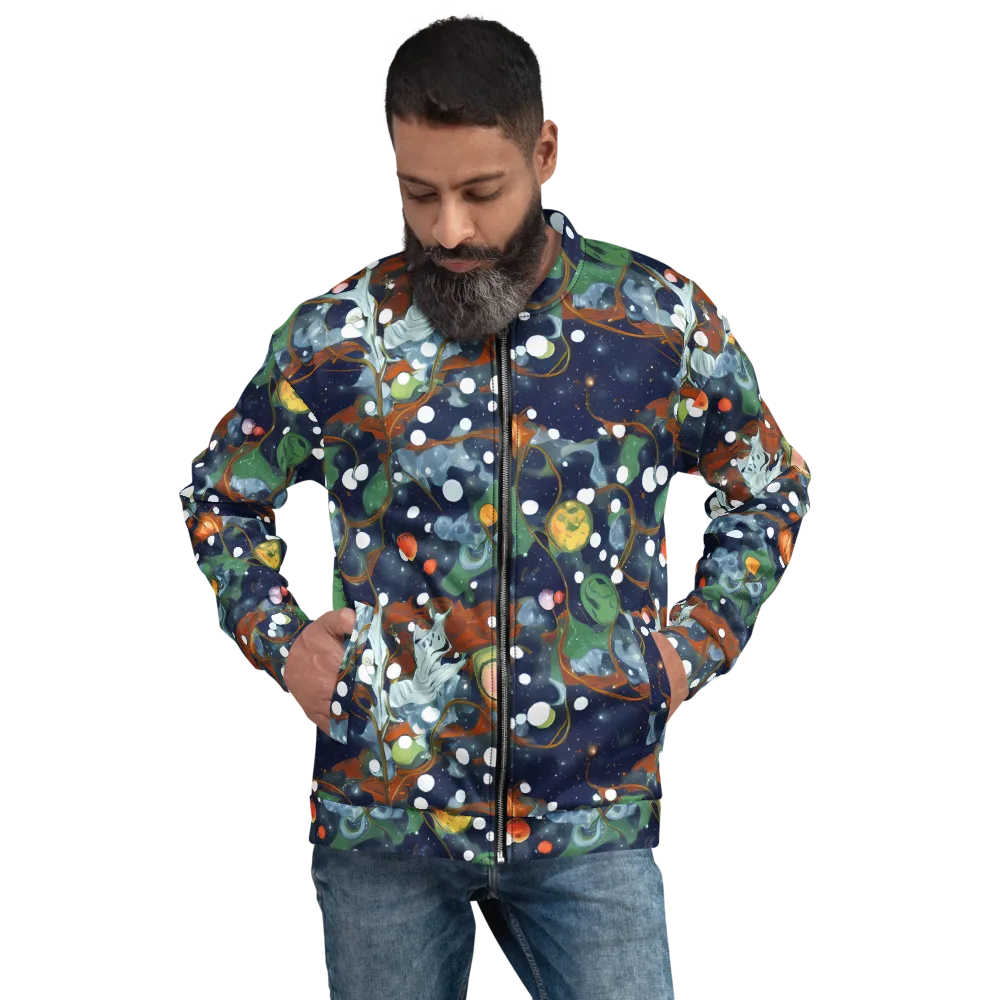 Indigo Wilds on Bomber Jacket — Front