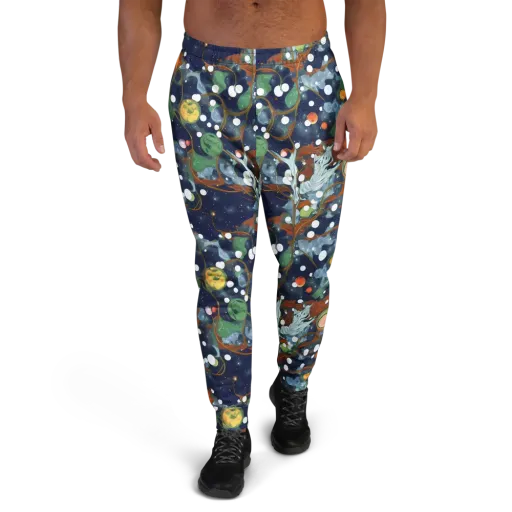 Indigo Wilds on a Men's Joggers