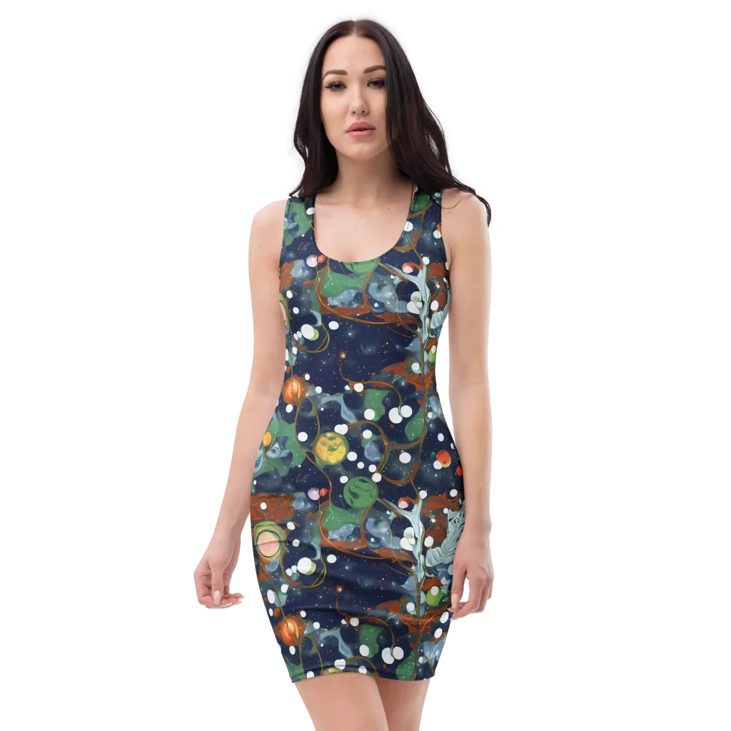 Indigo Wilds on Bodycon Dress — Front