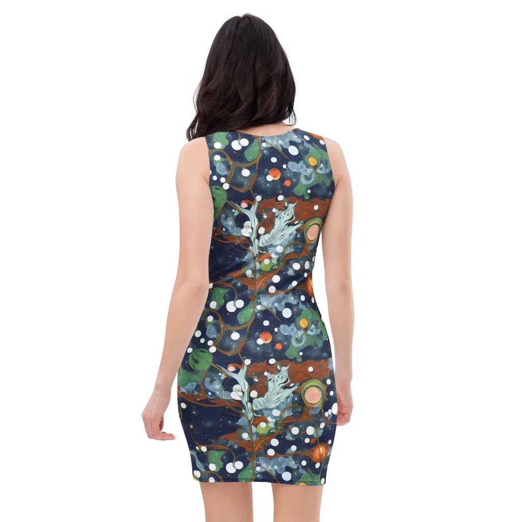 Indigo Wilds on Bodycon Dress — Back