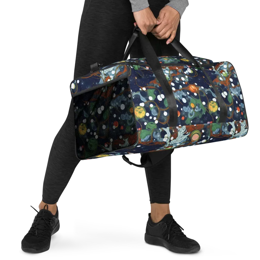 Indigo Wilds on Duffle Bag — Right Front