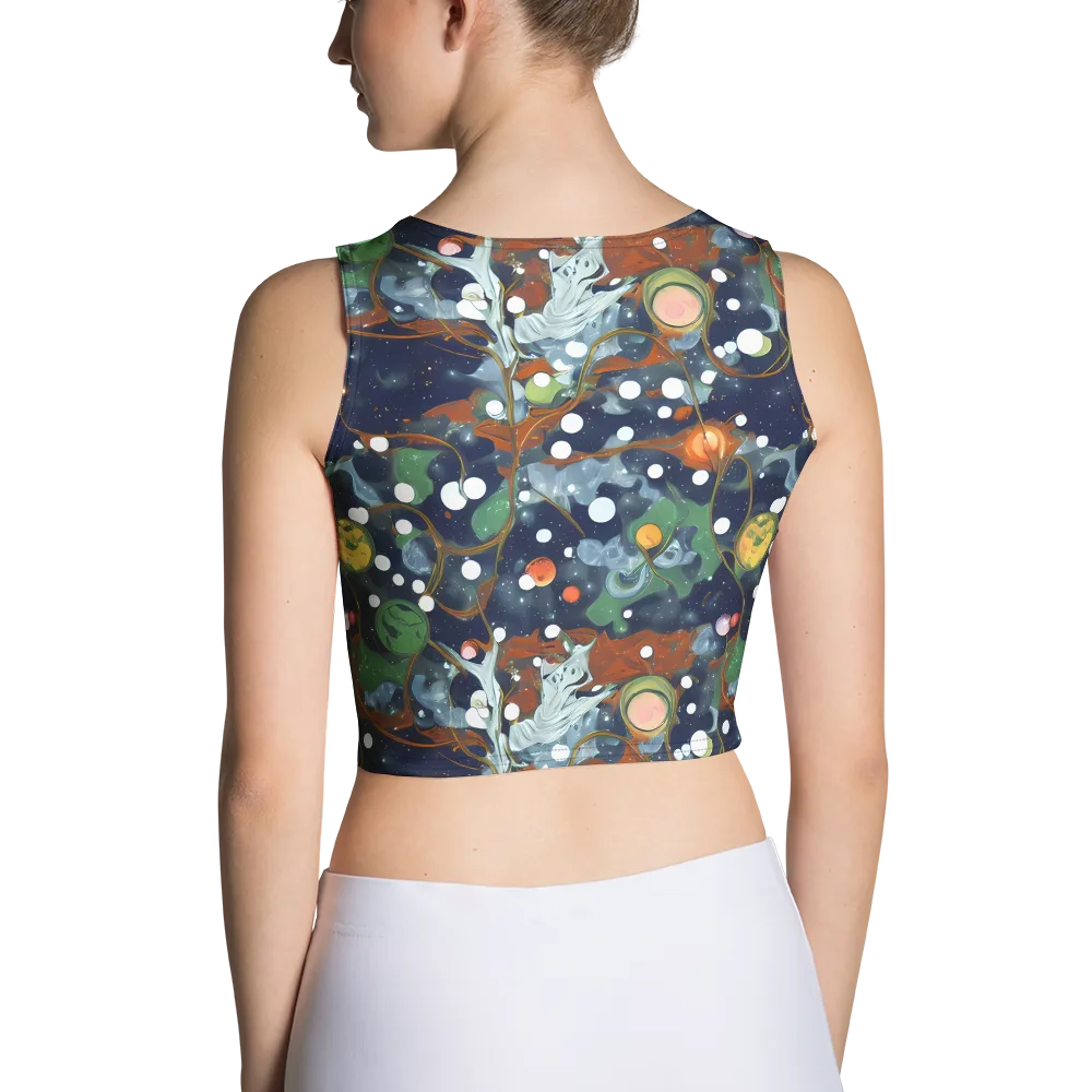 Indigo Wilds on Crop Top — Back