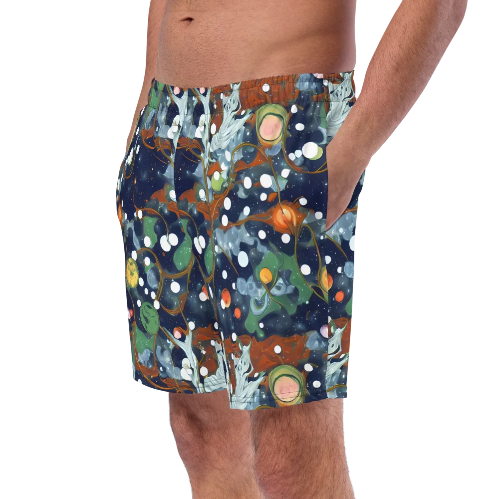 Indigo Wilds on Swim Trunks — Left Front