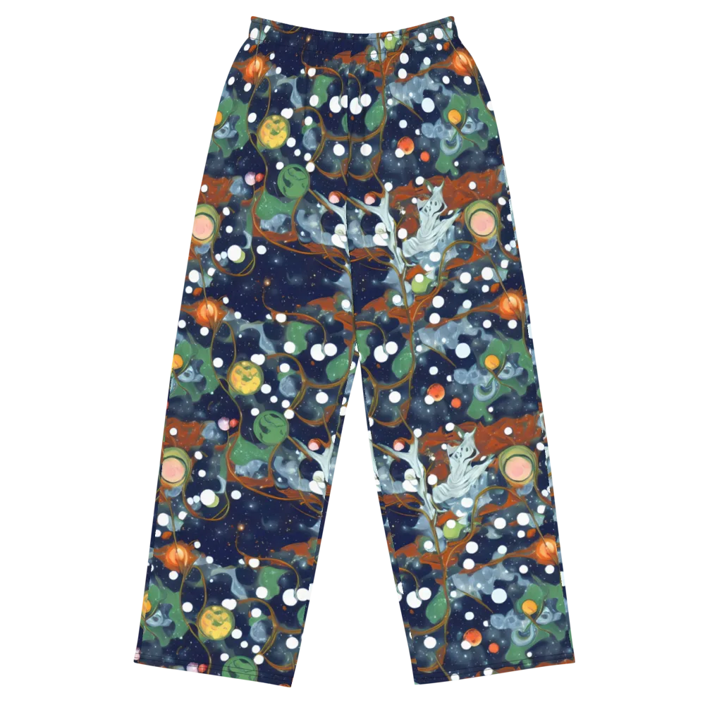 Indigo Wilds on Wide-Leg Pants — Front