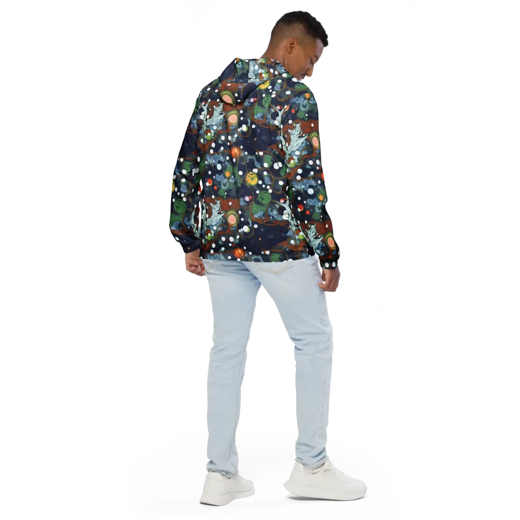 Indigo Wilds on Men's Windbreaker — Back