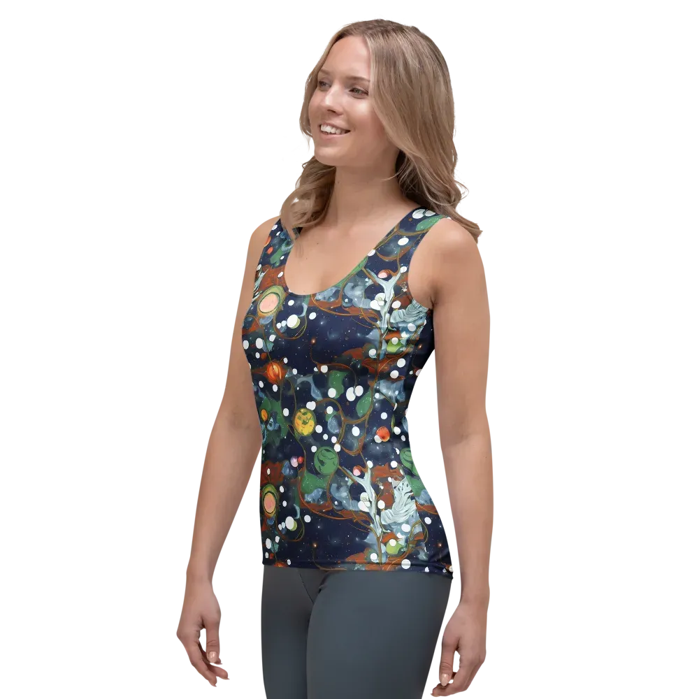 Indigo Wilds on Women's Tank Top — Left Front
