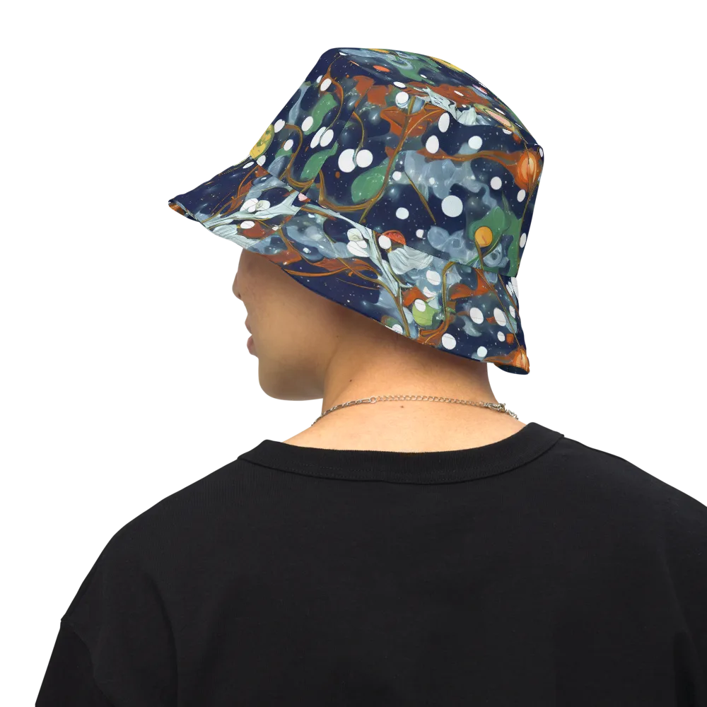 Indigo Wilds on Reversible Bucket Hat — Back Inside