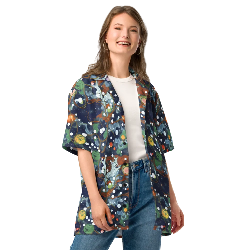 Indigo Wilds on Button Shirt — Front