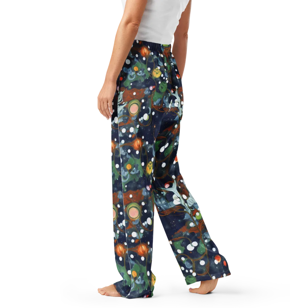 Indigo Wilds on Women's Pajama Pants — Left