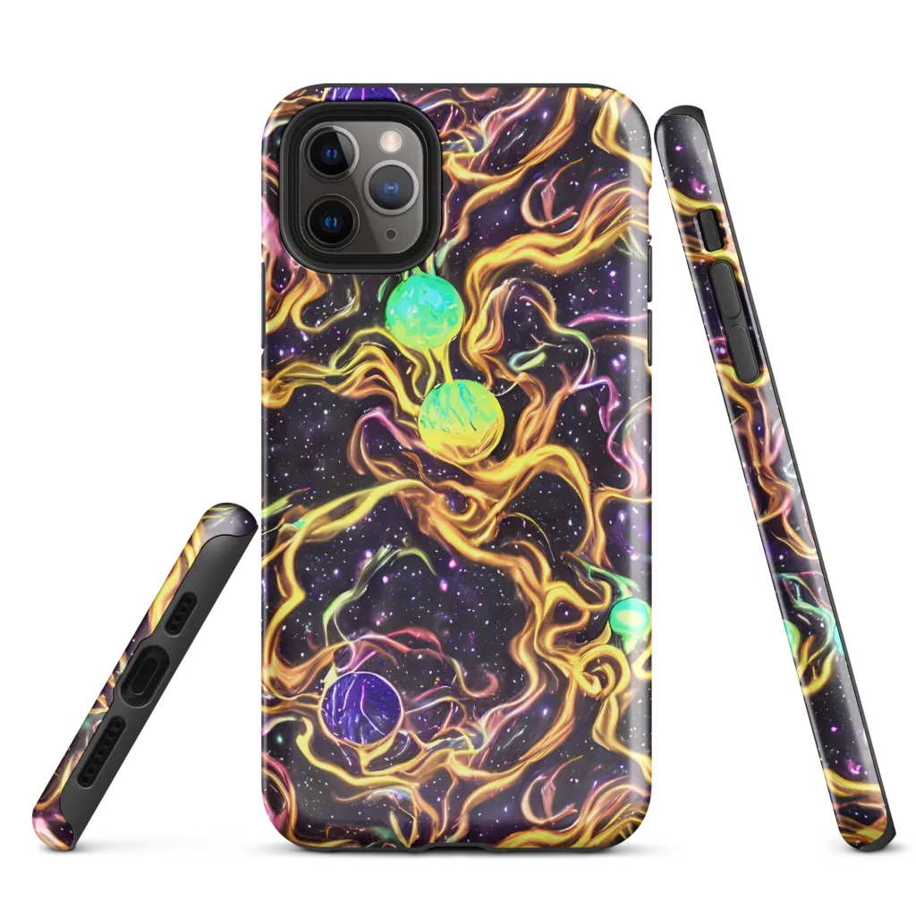 Planetary Tangle on Tough Case for iPhone® — Front