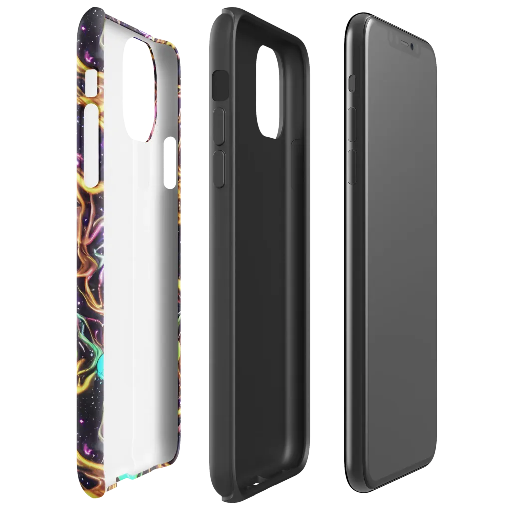 Planetary Tangle on Tough Case for iPhone® — Right