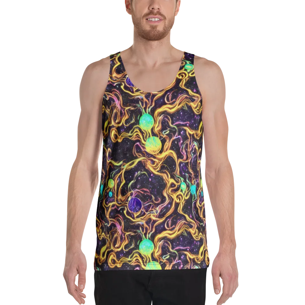 Planetary Tangle on Men's Tank Top — Front