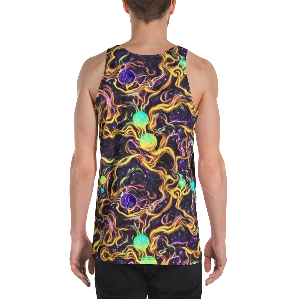 Planetary Tangle on Men's Tank Top — Back
