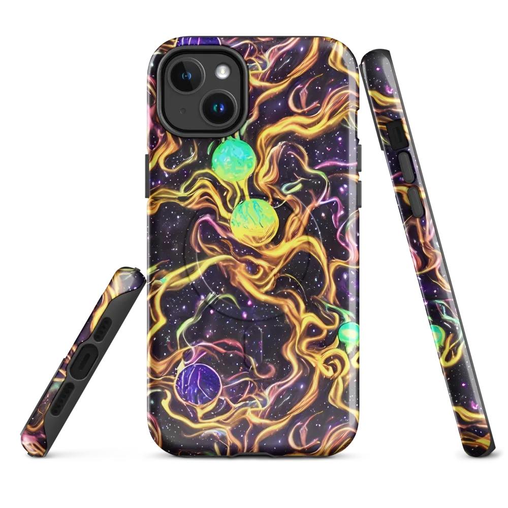 Planetary Tangle on MagSafe Tough Case for iPhone® — Front