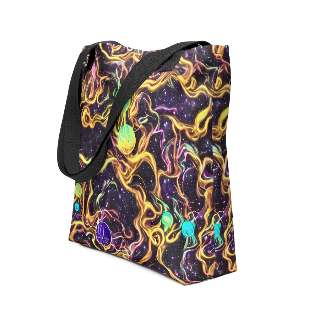 Planetary Tangle on Tote Bag — Front