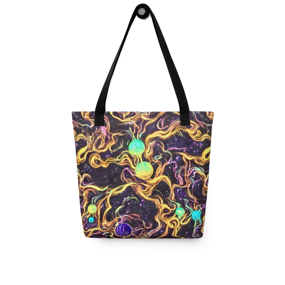 Planetary Tangle on Tote Bag — Front