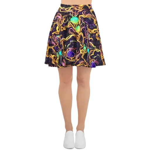 Planetary Tangle on a Skater Skirt