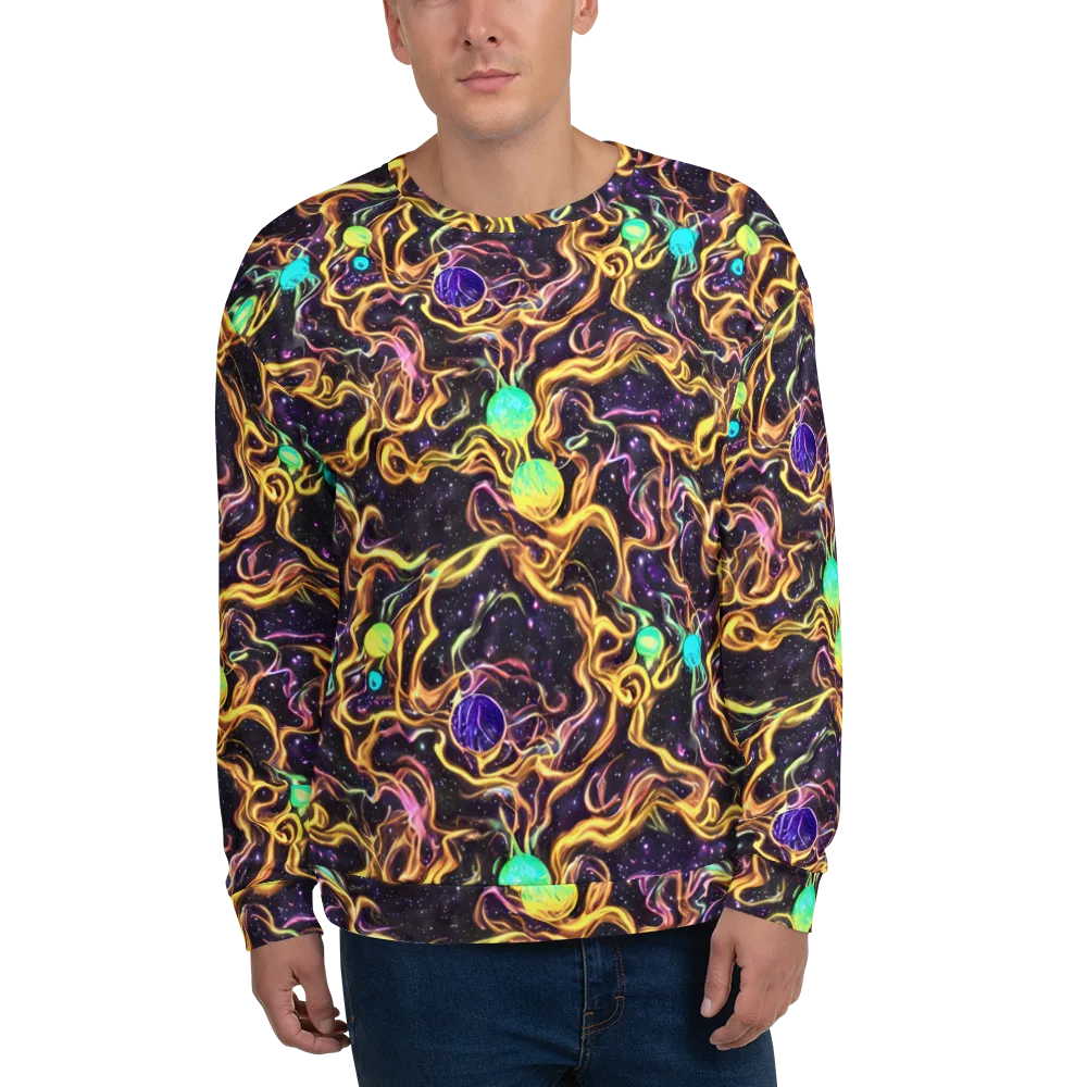Planetary Tangle on Sweatshirt — Front