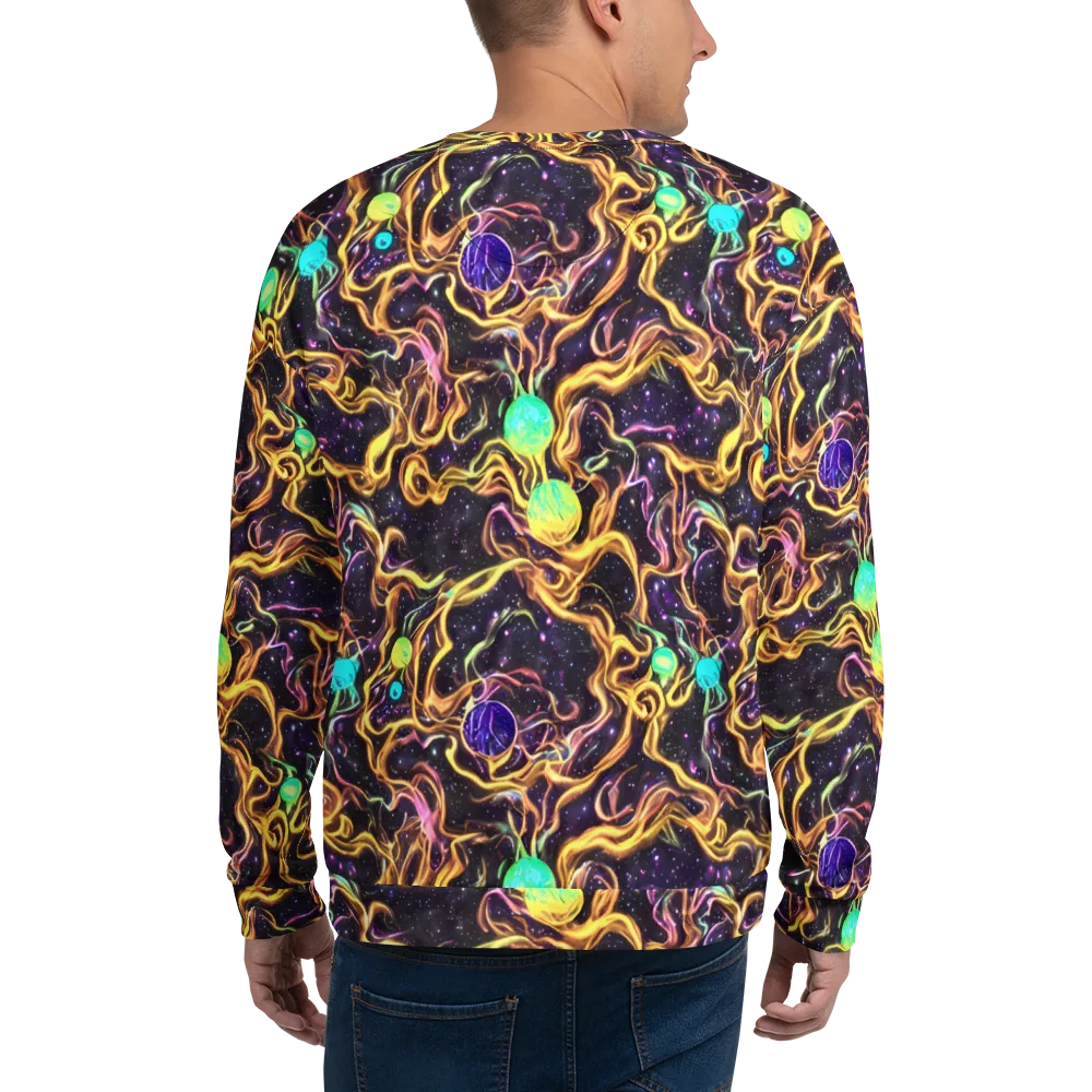 Planetary Tangle on Sweatshirt — Back