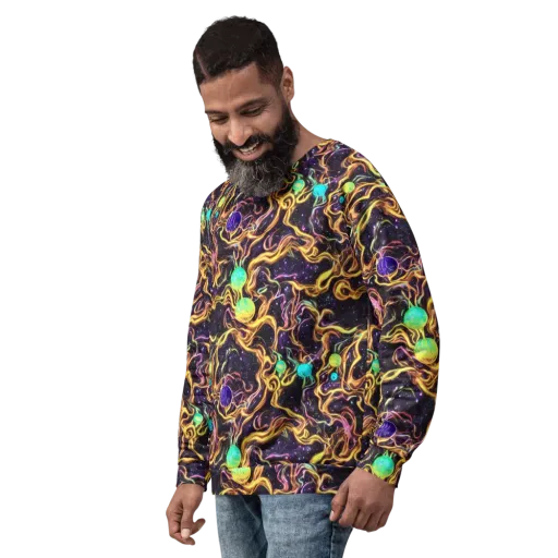Planetary Tangle on a Sweatshirt