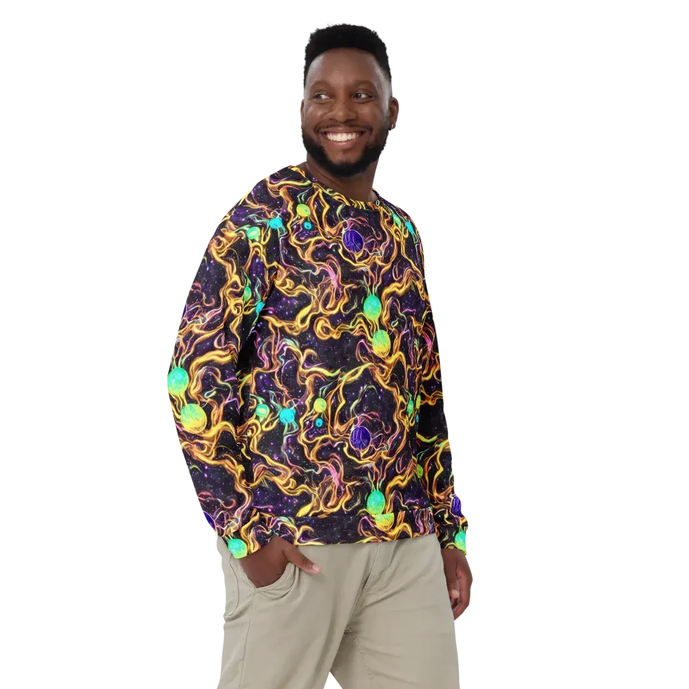 Planetary Tangle on Sweatshirt — Front