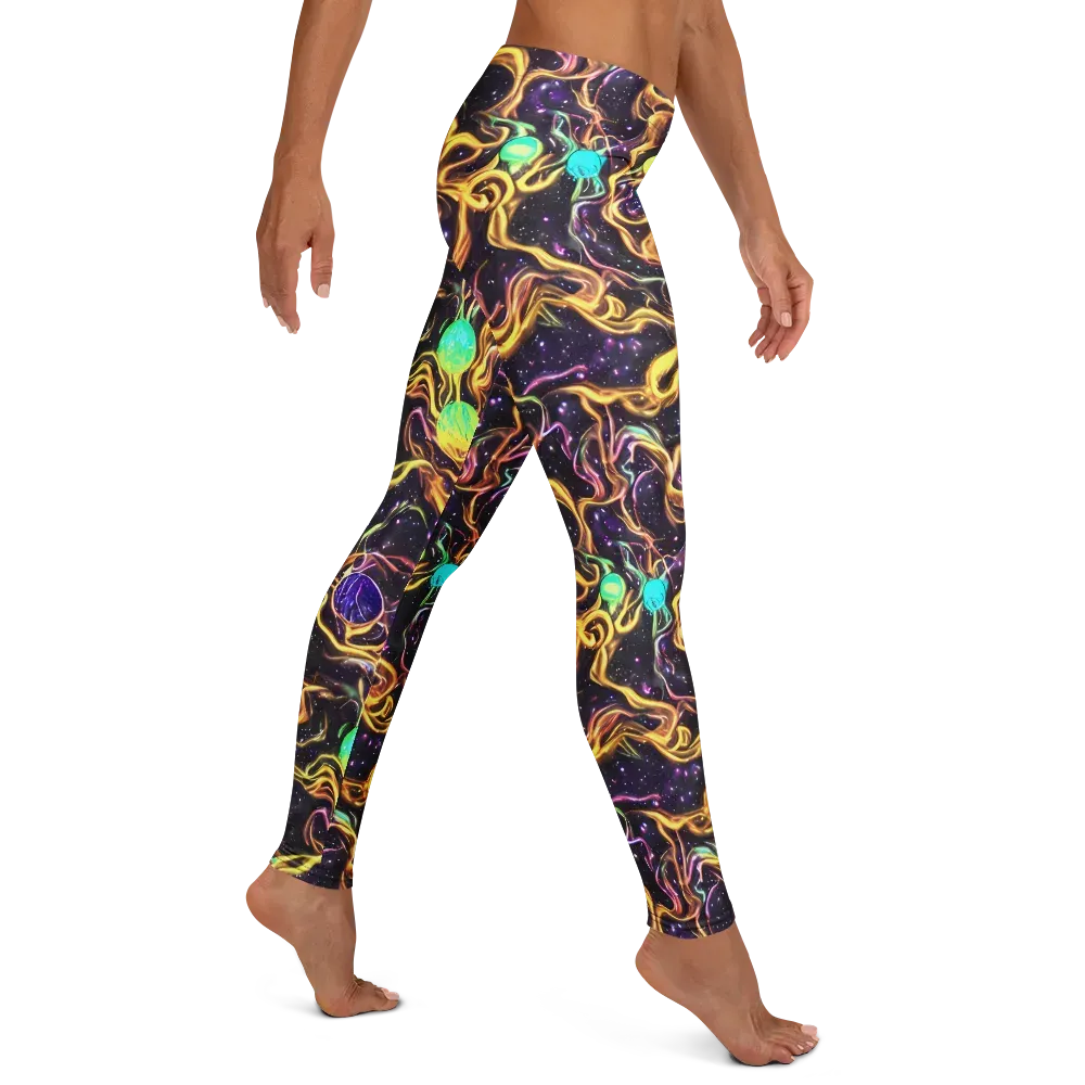 Planetary Tangle on Leggings — Right