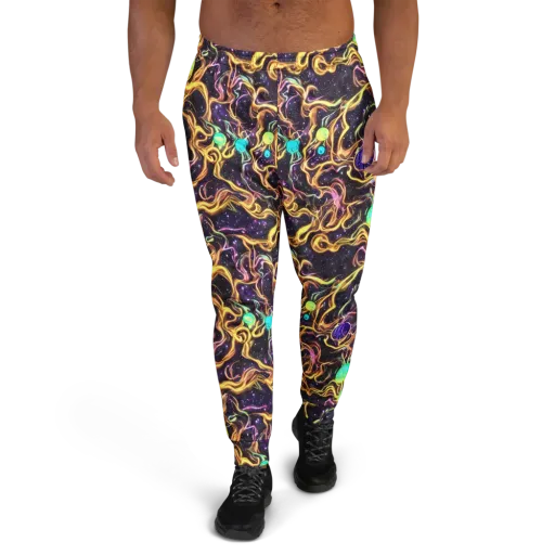 Planetary Tangle on a Men's Joggers