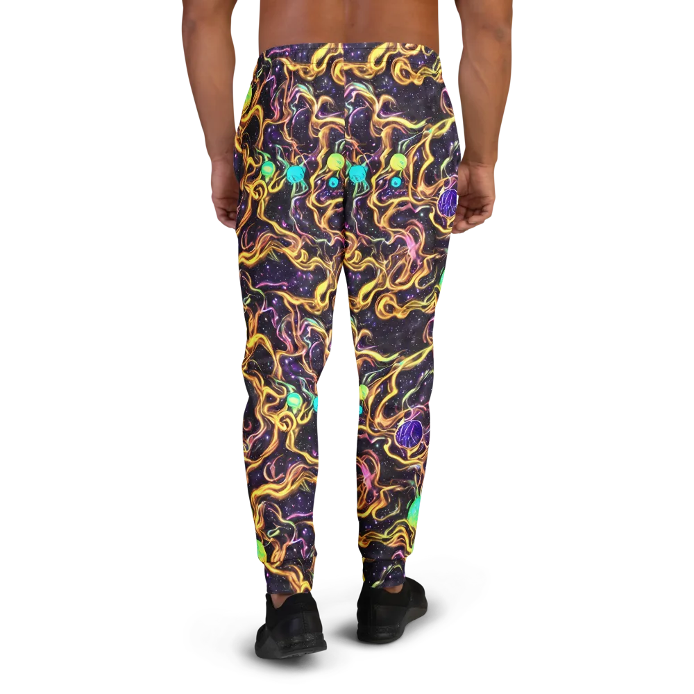 Planetary Tangle on Men's Joggers — Back