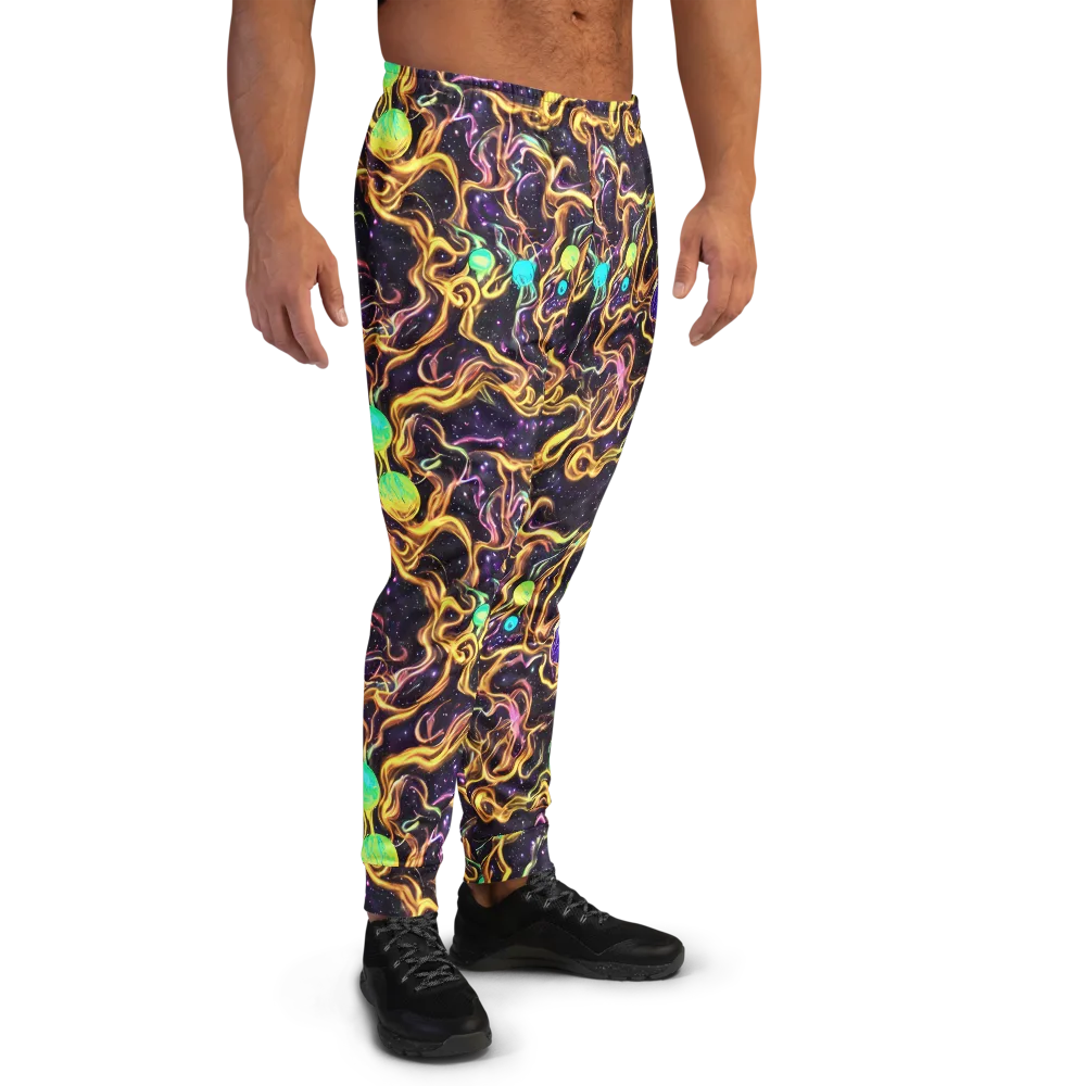 Planetary Tangle on Men's Joggers — Right
