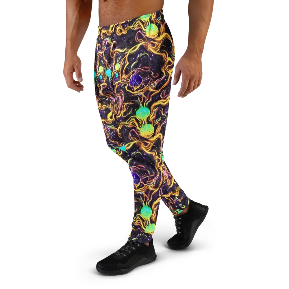 Planetary Tangle on Men's Joggers — Left