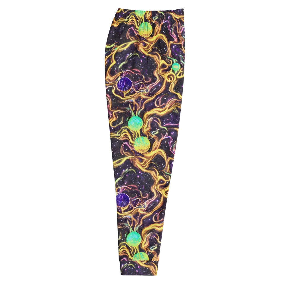 Planetary Tangle on Men's Joggers — Right