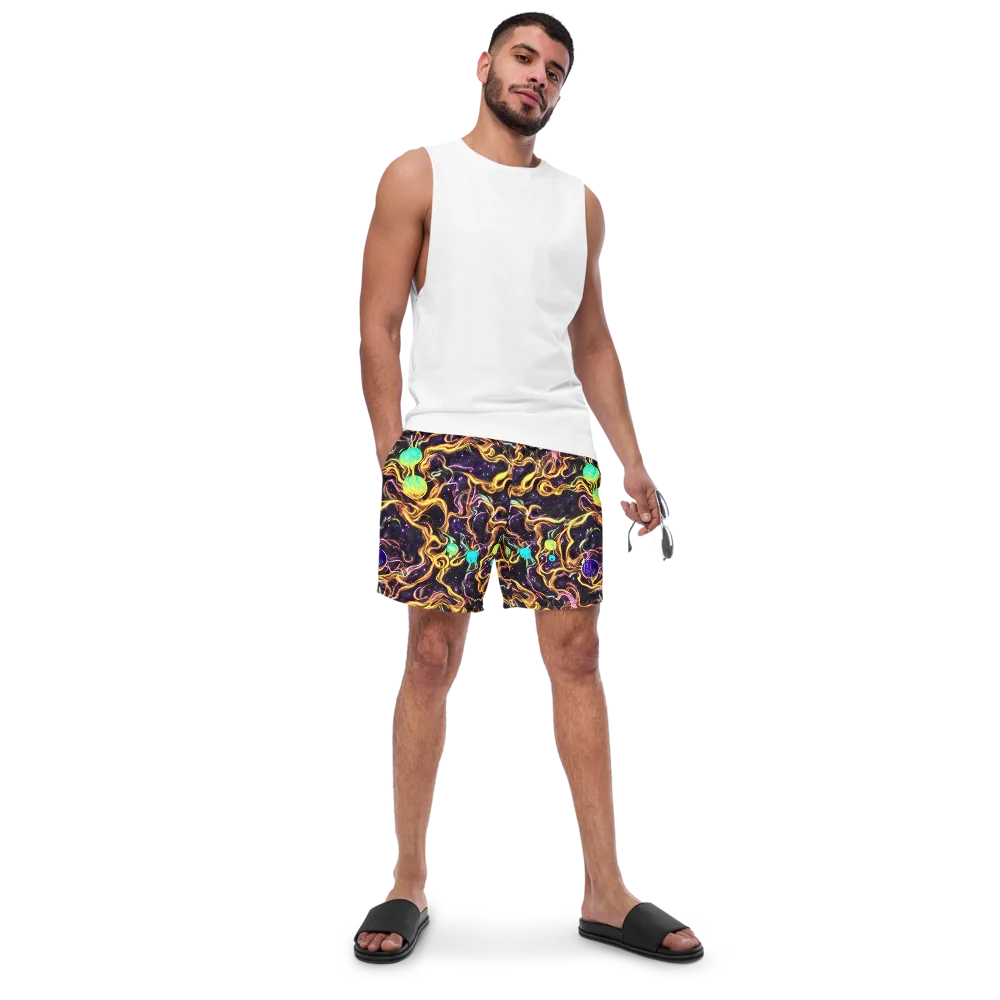 Planetary Tangle on Swim Trunks — Front