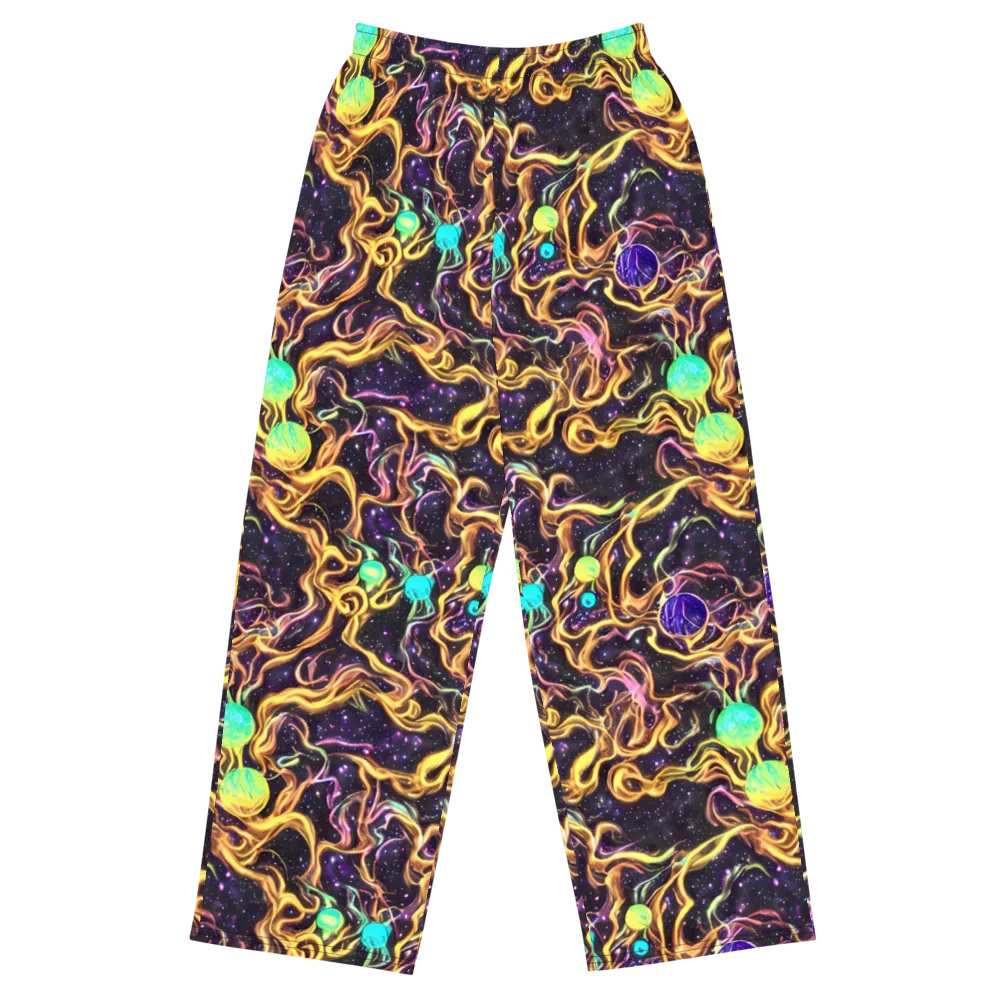 Planetary Tangle on Wide-Leg Pants — Front
