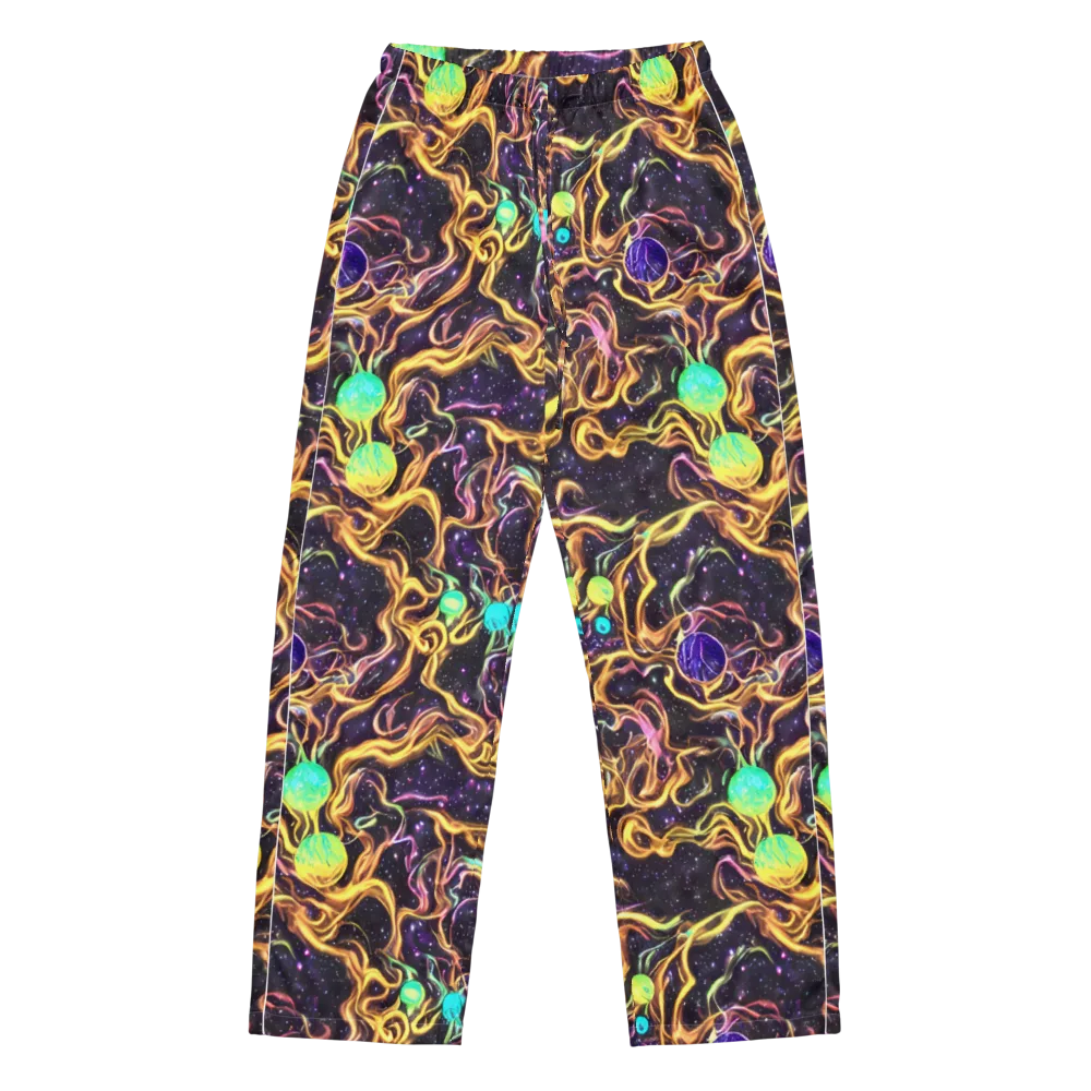 Planetary Tangle on Women's Pajama Pants — Front