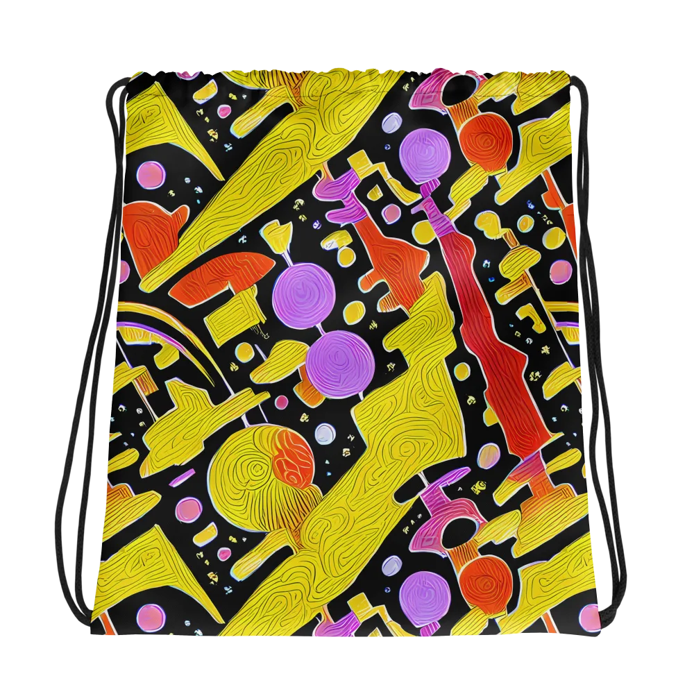 Cosmic Mushroom on Drawstring Bag — Photo