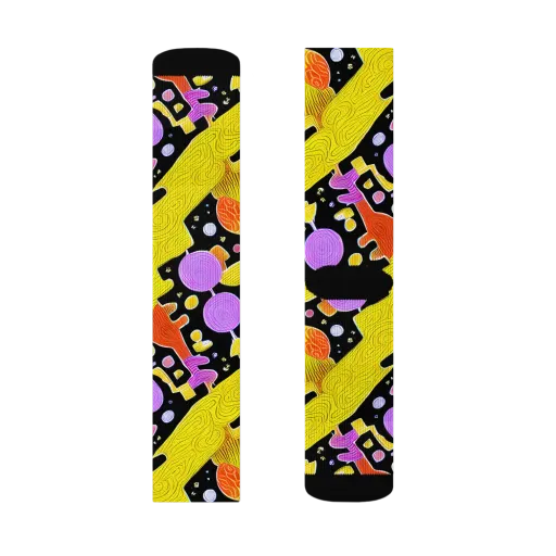 Cosmic Mushroom on a Socks