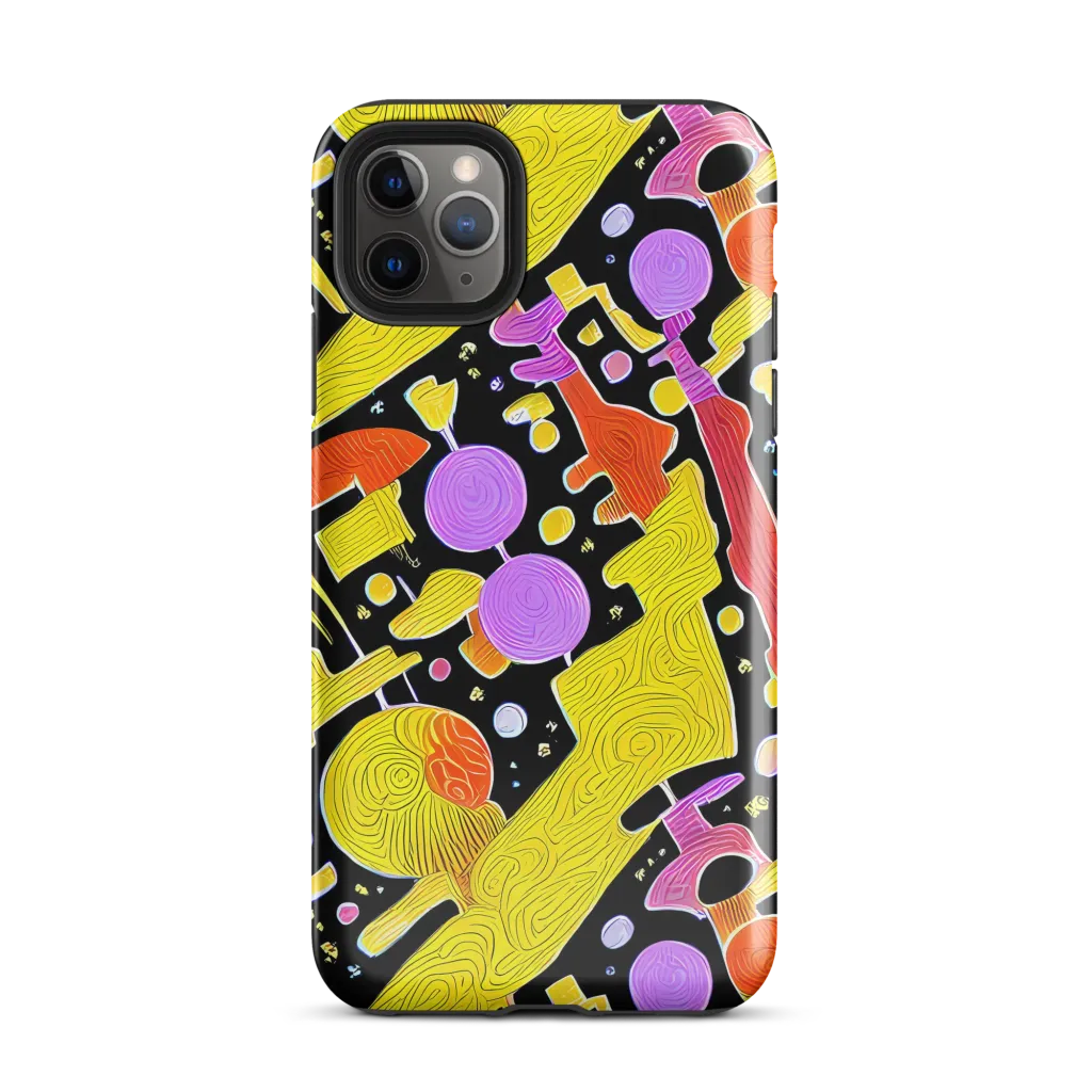 Cosmic Mushroom on Tough Case for iPhone® — Front