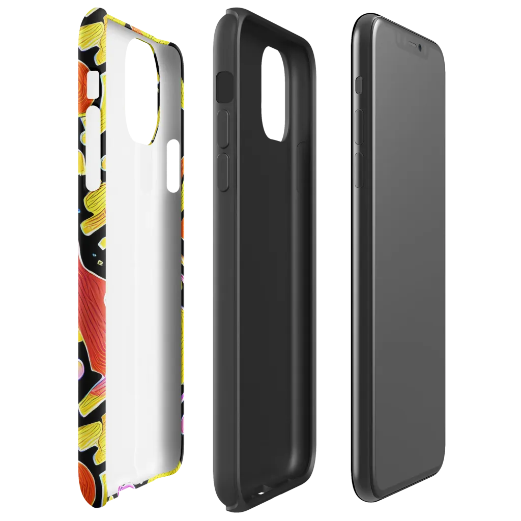 Cosmic Mushroom on Tough Case for iPhone® — Right