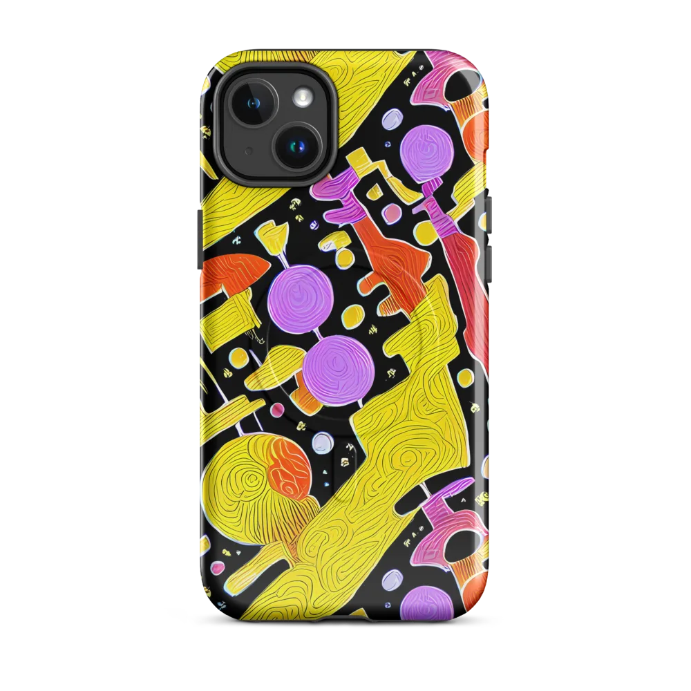 Cosmic Mushroom on MagSafe Tough Case for iPhone® — Front