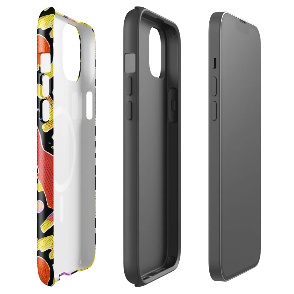 Cosmic Mushroom on MagSafe Tough Case for iPhone® — Front