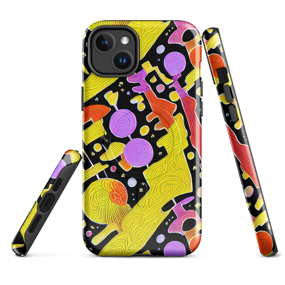 Cosmic Mushroom on MagSafe Tough Case for iPhone® — Front