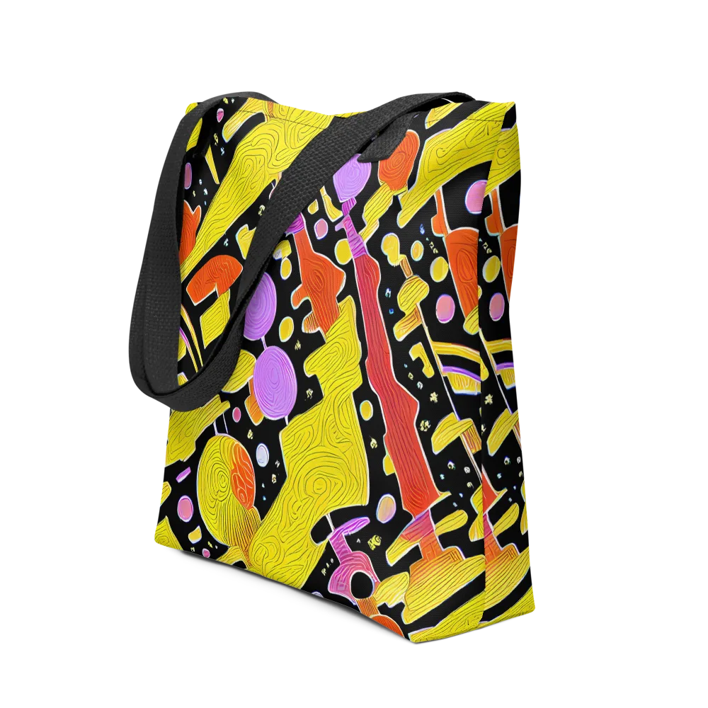 Cosmic Mushroom on Tote Bag — Front