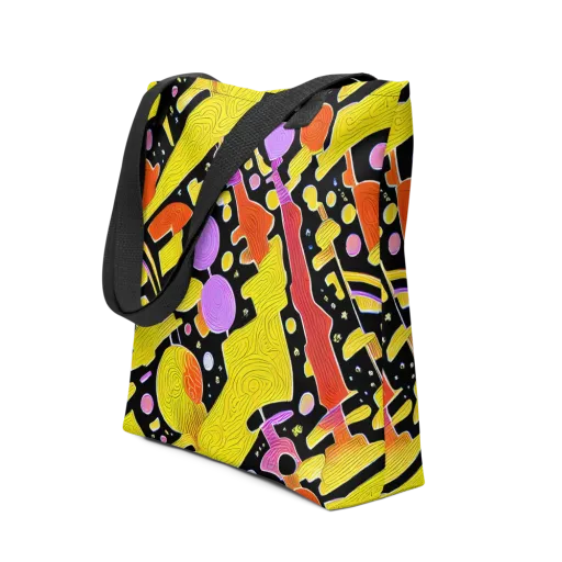 Cosmic Mushroom on a Tote Bag
