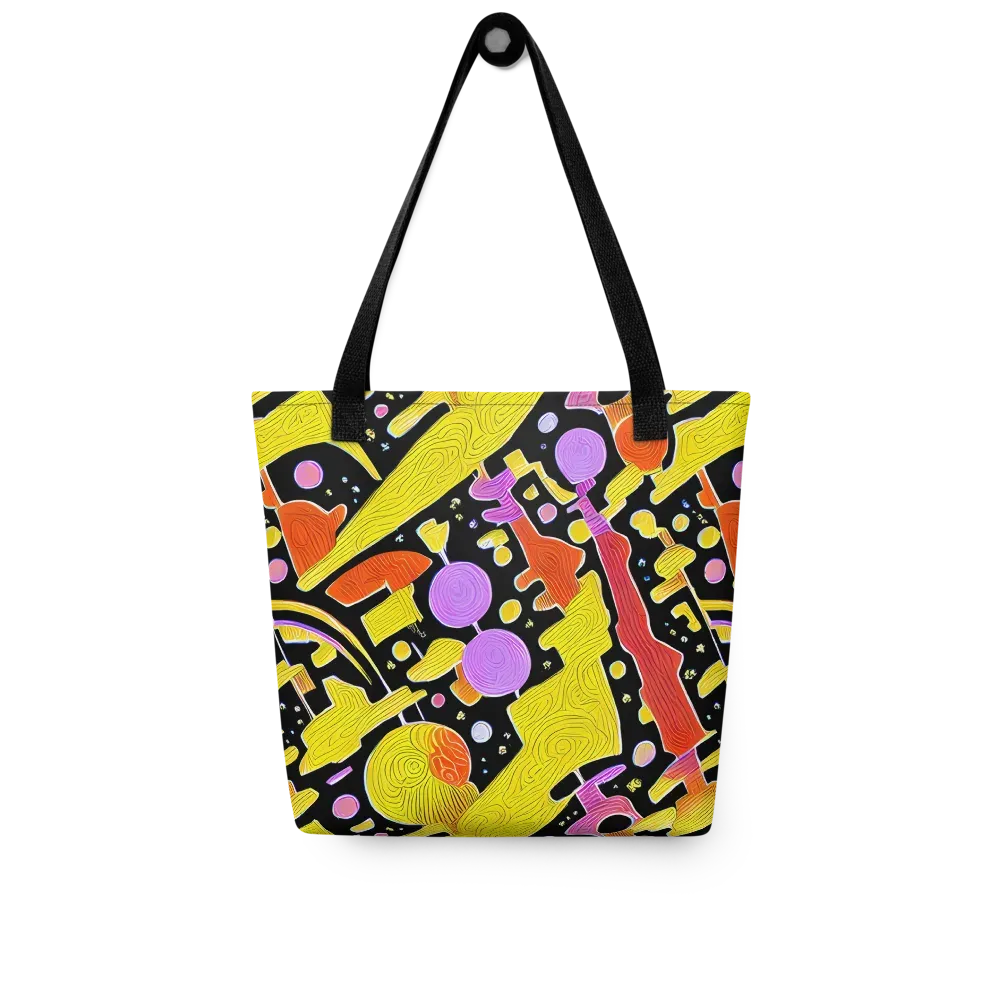Cosmic Mushroom on Tote Bag — Front