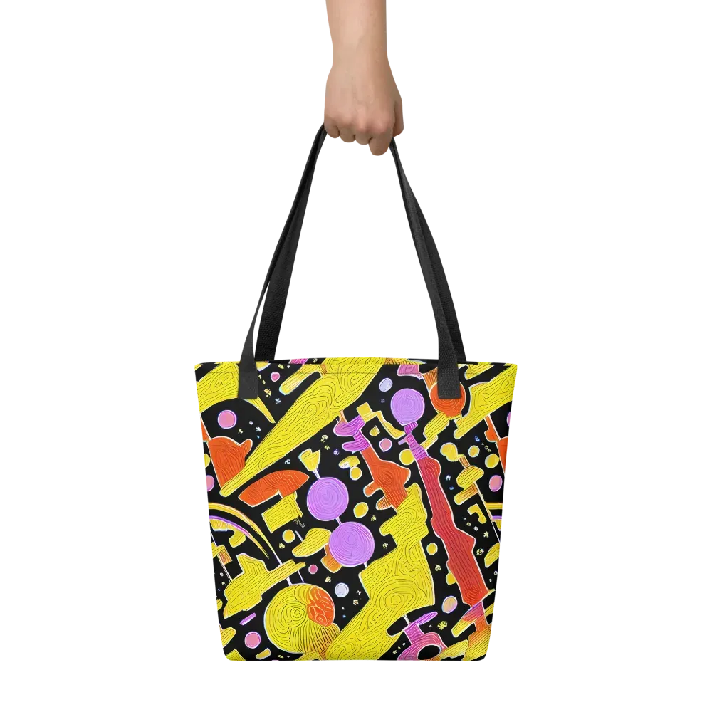 Cosmic Mushroom on Tote Bag — Front